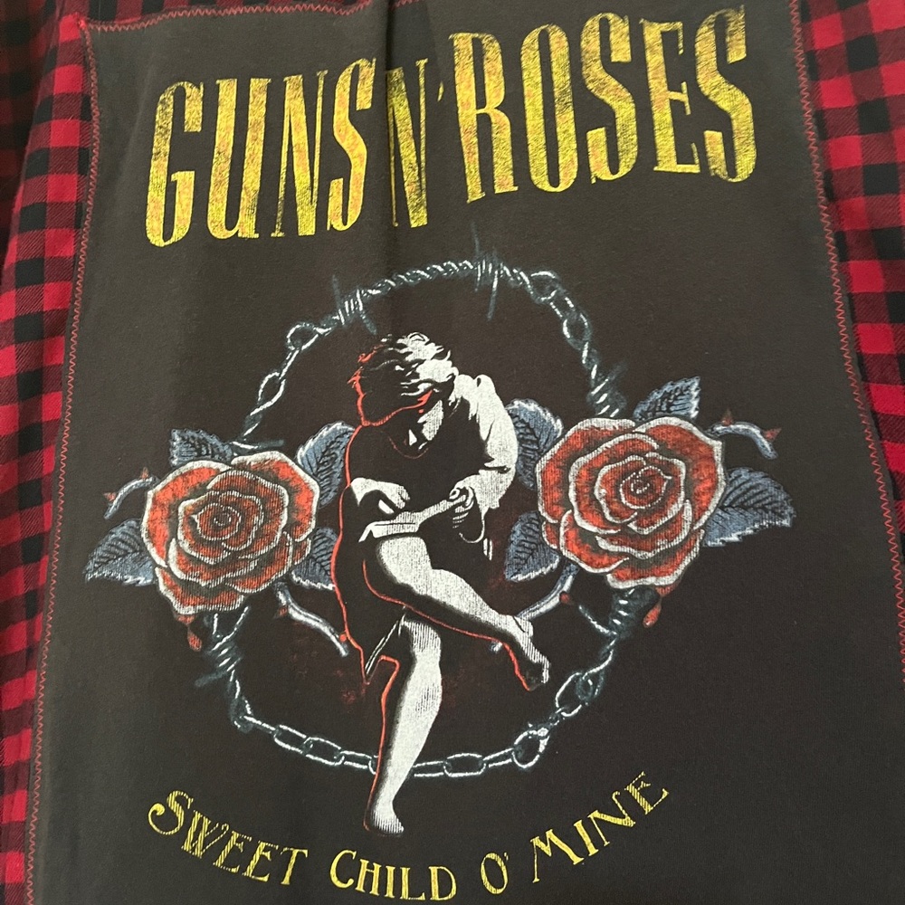 GUNS N’ ROSES Concert Flannel - L - Picture 5 of 5
